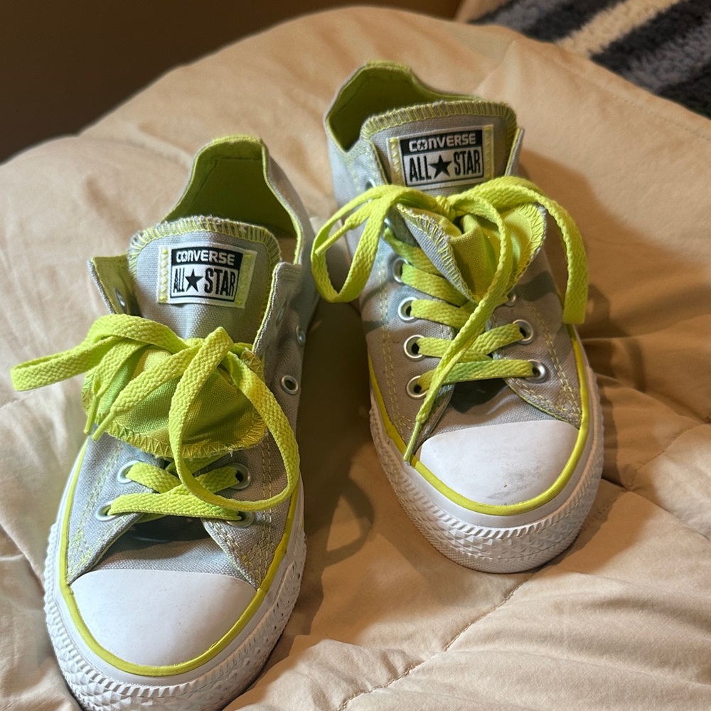 Converse women’s ' Neon Green Sneakers